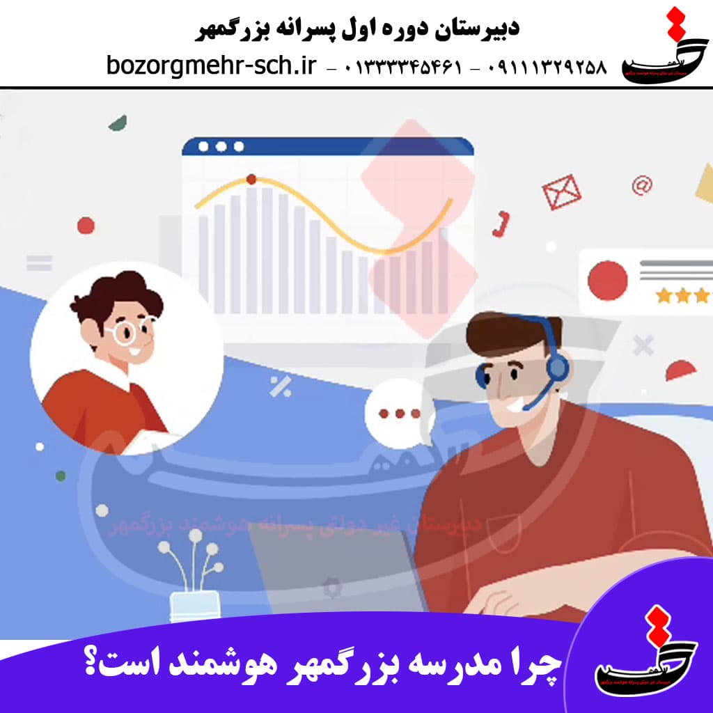 چرا دبیرستان بزرگمهر هوشمند است؟